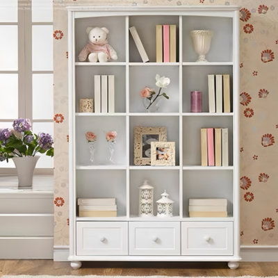 Modern Simple White Display Cabinet