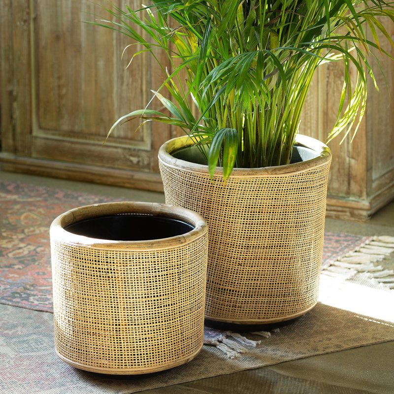 La Boheme Rattan Planter