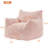 Pink bunny plush foam-filled compressed beanbag chair-688772196-676891196