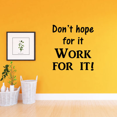 Text & Numbers Wall Decal