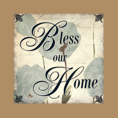 Bless Home - Wrapped Canvas Print