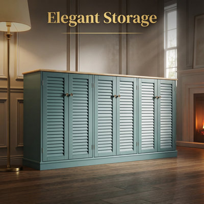Armoire-buffet DOWLVN Farmhouse Teal