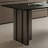 Modern Black Rectangular Dining Table-128604361