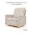 Cali Pillowback Chair and a Half Glider-97873111