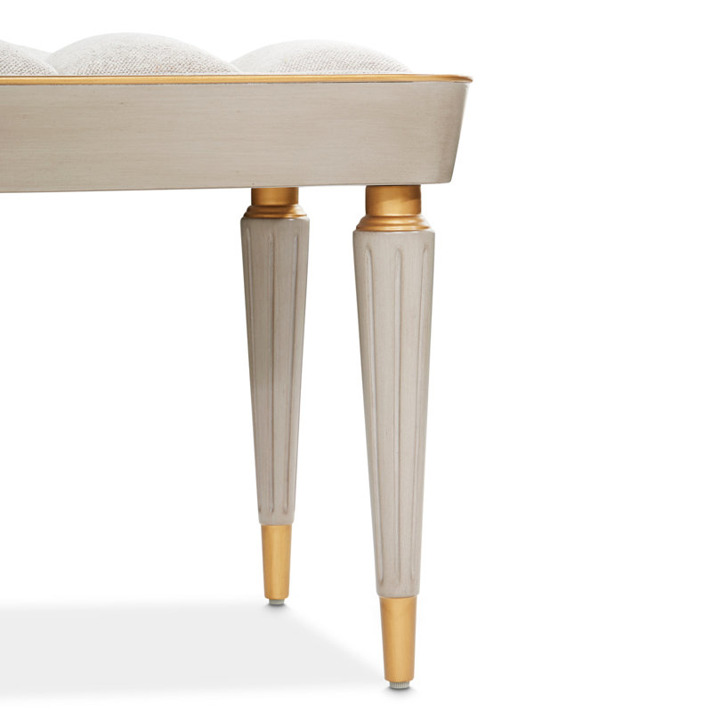 St. Charles Bench - Dove Gray
