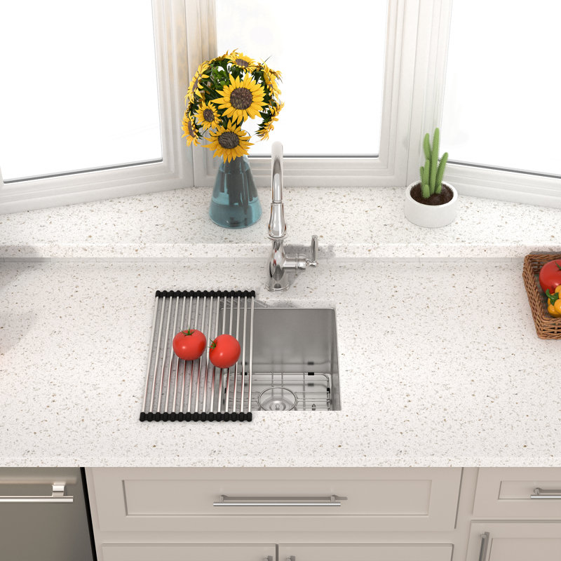 14'' L Single Bowl Ceramic Kitchen Sink