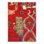 Tapis en laine d'agneau unique 7 pi 11 po x 10 pi 9 po Neevan