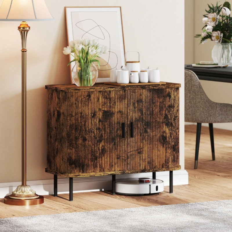 90cm Sideboard, Brown