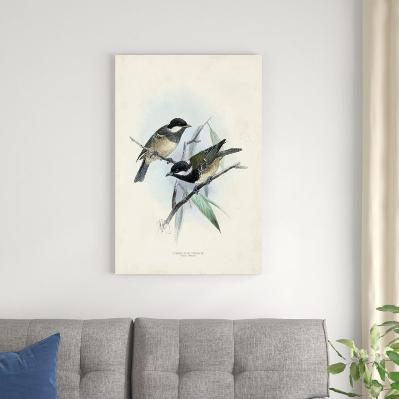 " Antique Birds VII ", 36" H x 24" W x 1.25" D