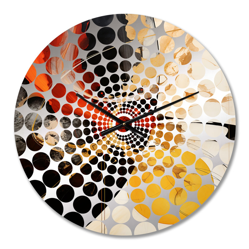 Andreacchio - Horloge murale formes abstraites, Petit