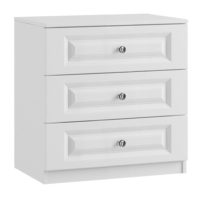 Langley 59cm W 3 - Drawer Chest of Drawers