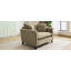 Fauteuil surdimensionné de 46,3 po, tissu chenille, fauteuil confortable et demi-canapé simple