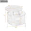 Table basse ronde à plateau relevable avec rangement dissimulé et tablette-883004274