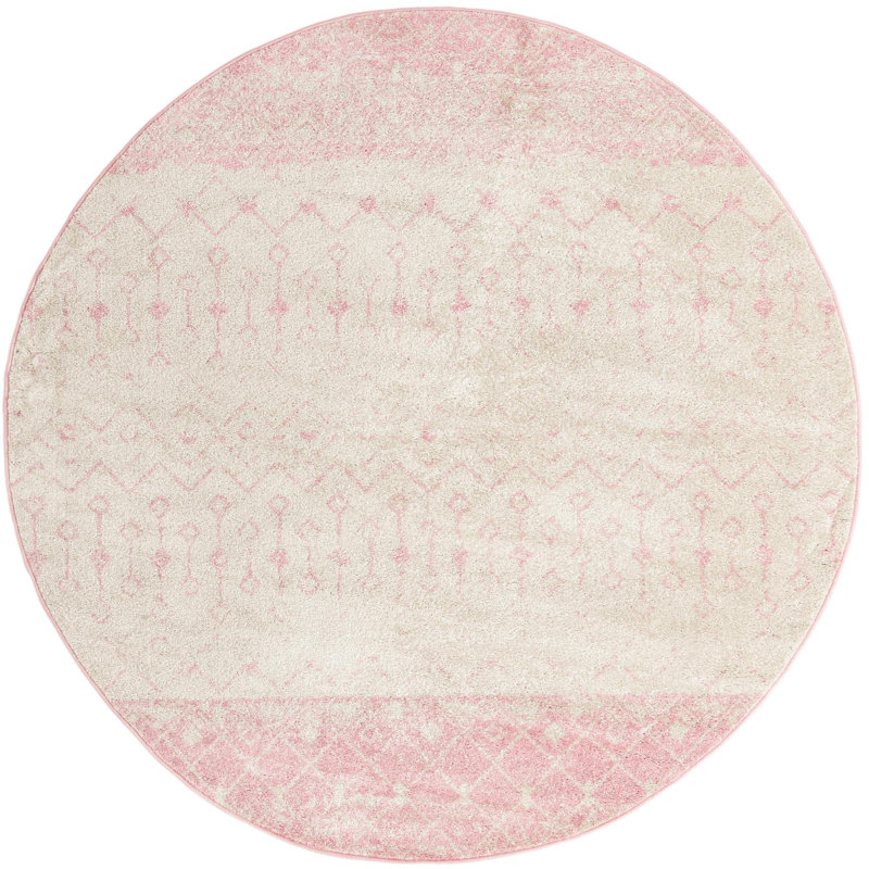 Bradley-Joe Abstract Indoor Rug, Round 7'10"