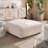 Aukeem Upholstered Square Ottoman-980290679