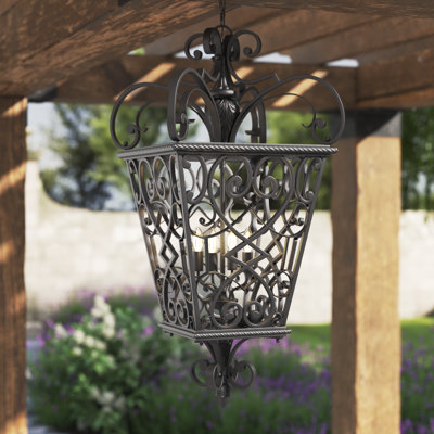 Hildebert 4 -Bulb 41" H Outdoor Hanging Lantern