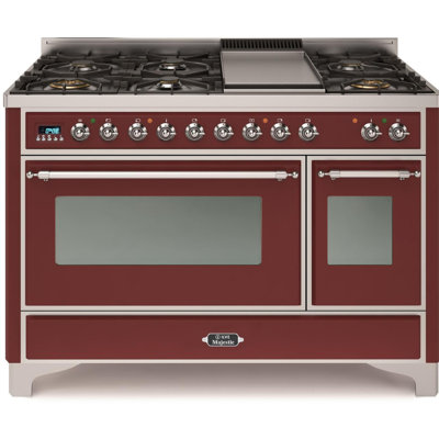 Majestic II 48" 5.02 cu. ft. Freestanding Dual Fuel Range with Griddle