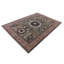 Tapis vert mer et beige noué à la main-121170695