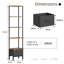 37cm W Metal Standard Bookcase-162759431