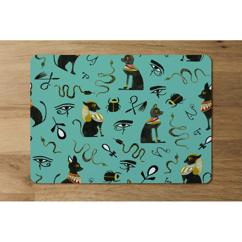 Antranig Polyester-Coated Hardboard Rectangle Placemat
