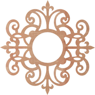 Médaillon de plafond en bois Dijon