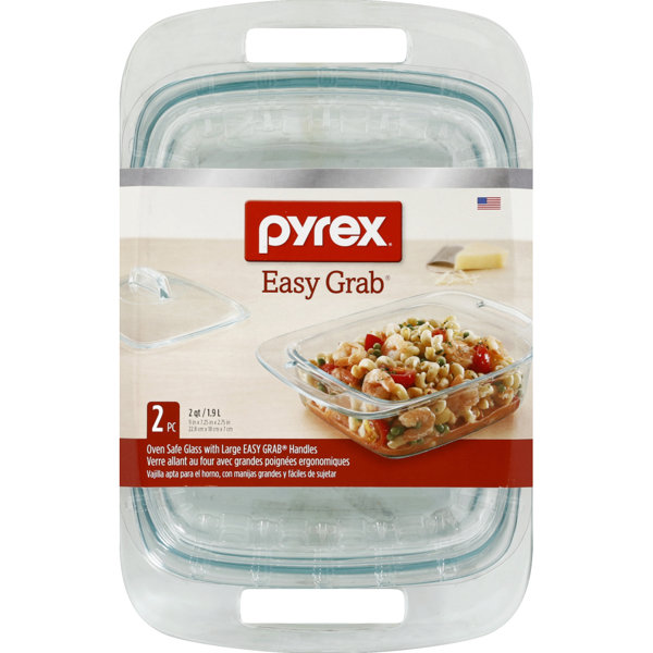 Pyrex Casserole rectangulaire Pyrex Easy Grab et Commentaires - Wayfair  Canada
