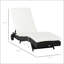 Chaise longue en osier