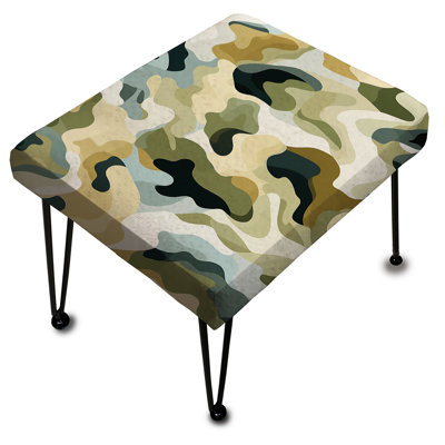 Repose-pieds rectangulaire Desert camouflage Desert Oasis