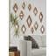 Diamond Rustic Accent Mirror