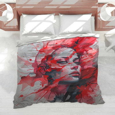 Portrait Bedding Art Comforter Modern
