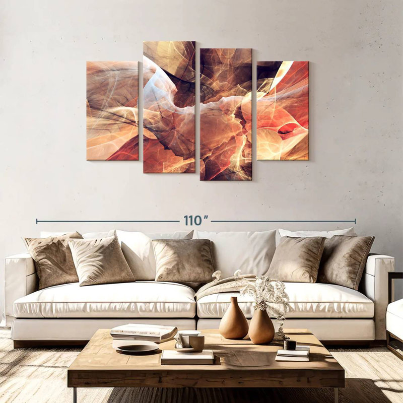Avery Blazing Rays Abstract dynamique, H 48 po x l 75 po