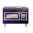 ILVE Nostalgie II Series Noblesse 48 inch Dual Fuel Range with 8 Sealed Burners, Griddle (Glass Door)-112295486-112295485-112295488