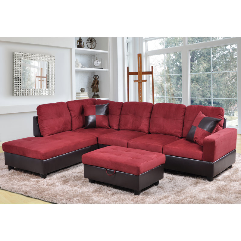 Canapé modulaire avec repose-pieds Juliona