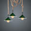 Lundys 3 - Light Green/Black Pendant-1012484810