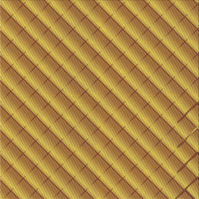 Tapis jaune moutarde tissé à la machine