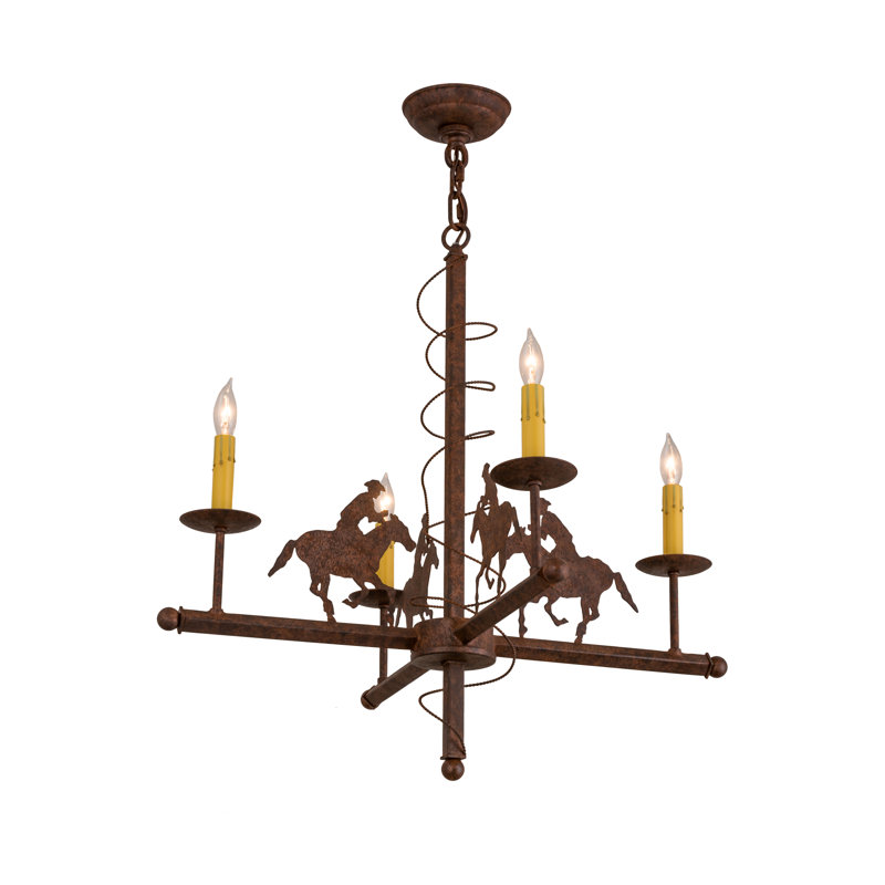 Rustic Lodge 4 - Light Chandelier