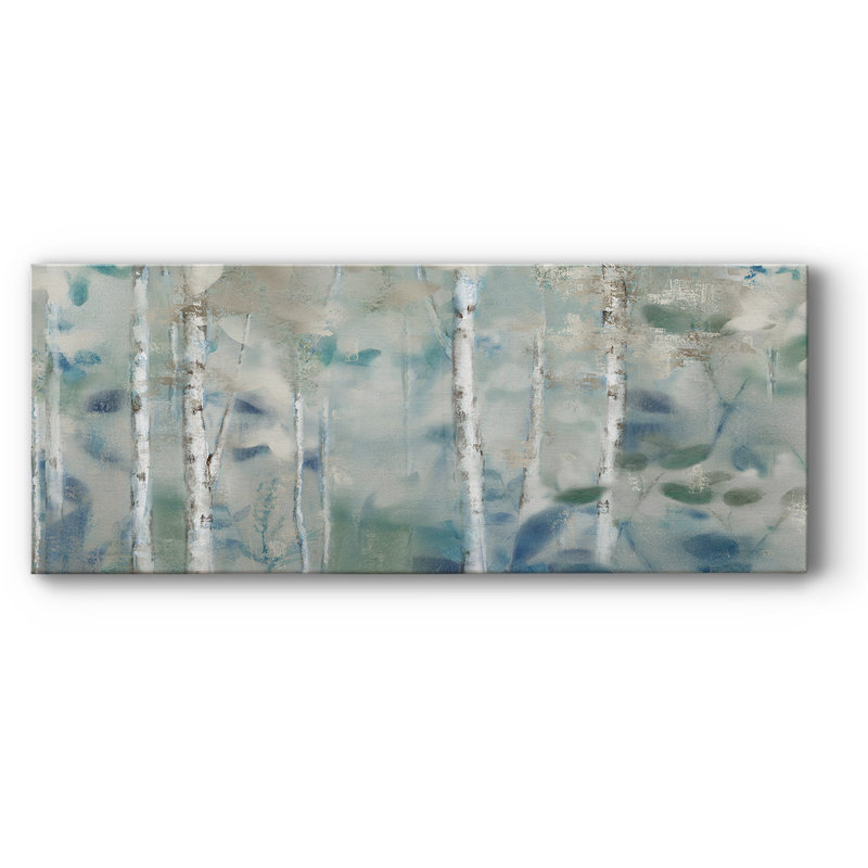 Forêt zen II sur toile, H 8 po x l 20 po x P 1,5 po