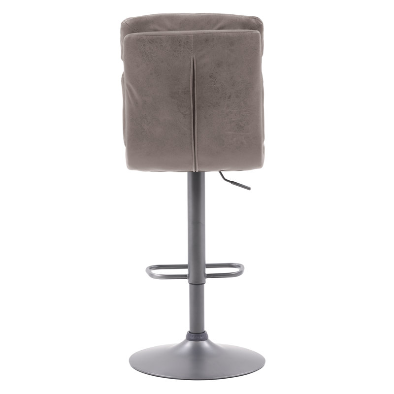Tabouret pivotant à hauteur réglable, Brun