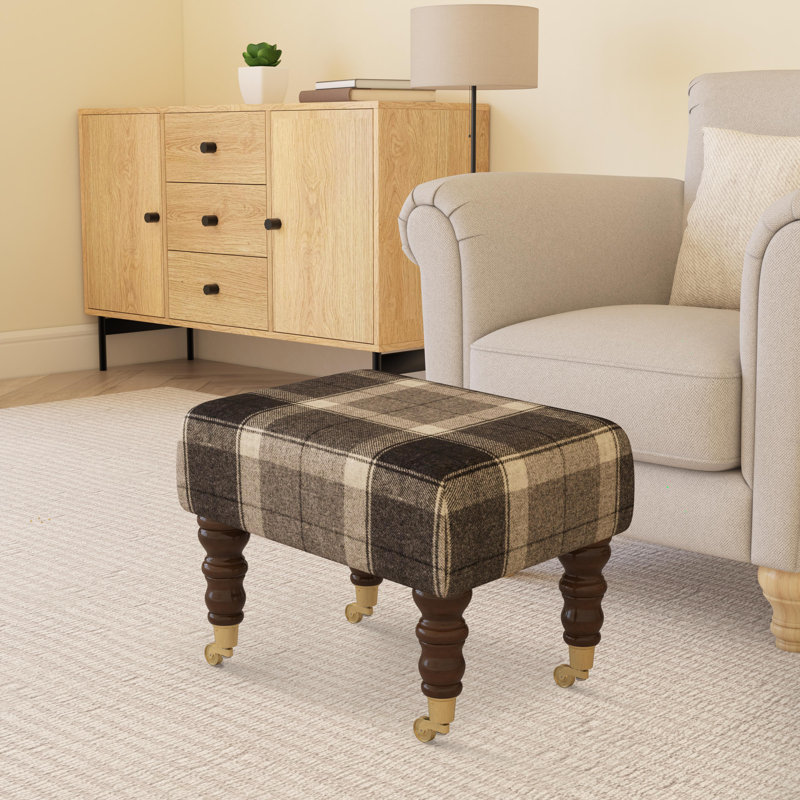 Manufactured Wood Accent Stool, Mahogany