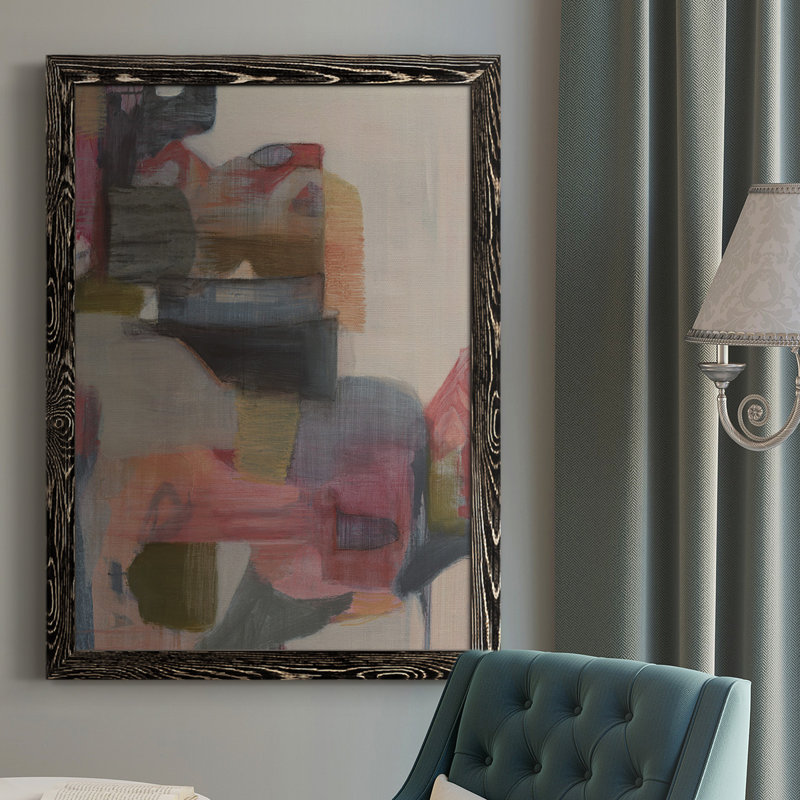 «Denzale Geranium & Ginger», reproduction d'un seul cadre photo sur toile, Noir, H 43,5 po x l 31,5 po x P 1 po