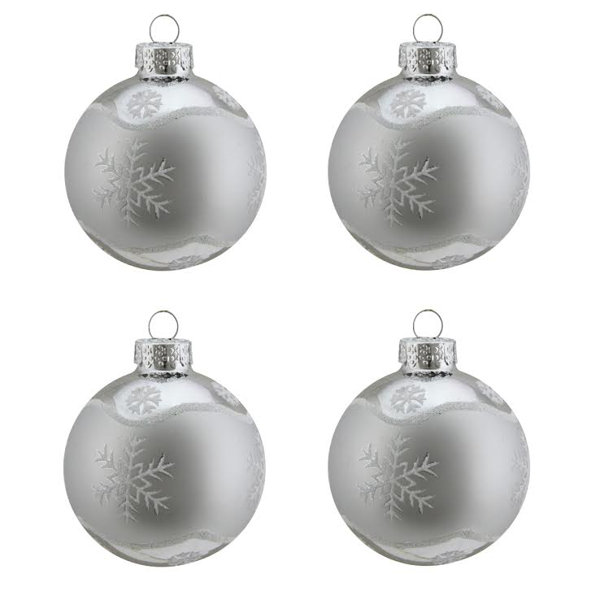 Matte glass christmas balls