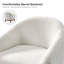Joseph Modern Boucle Armchair Chair with Barrel Back-1284591792