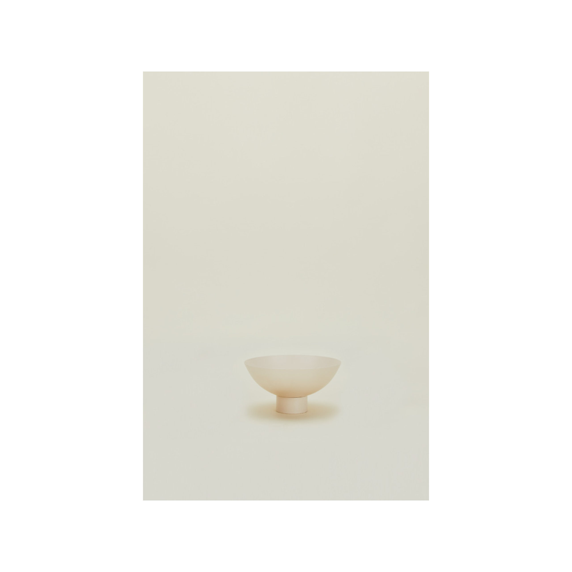 Essential Footed Bowl - Large, Ivory, 2" H x 4" W
