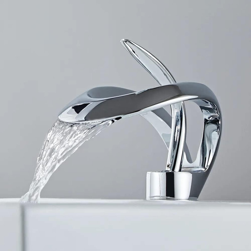 Single-handle Bathroom Faucet, Chrome