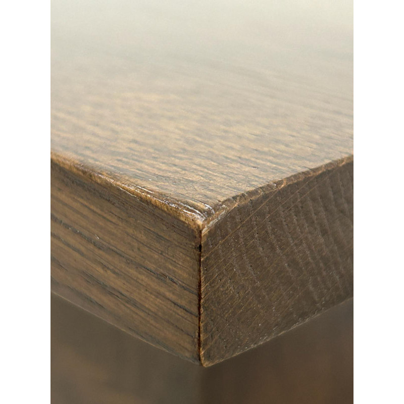 Table de bout avec rangement en bois massif Arts and Crafts