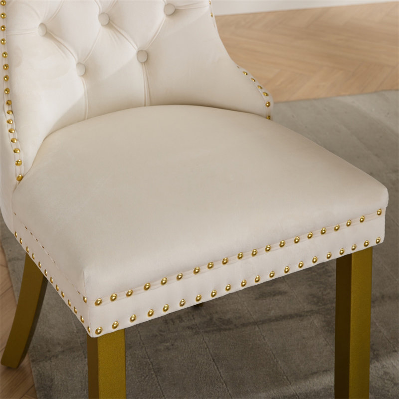 Chaise de salle à manger, Blanc lait
