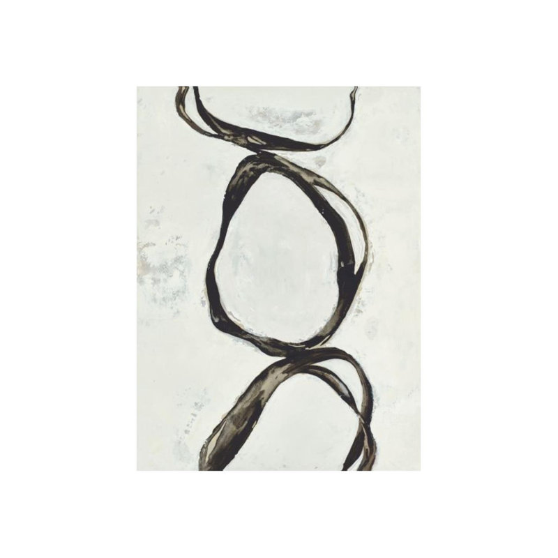 Black Tail Painting by Sara Brown, Glass Coat, 41" H x 30" W