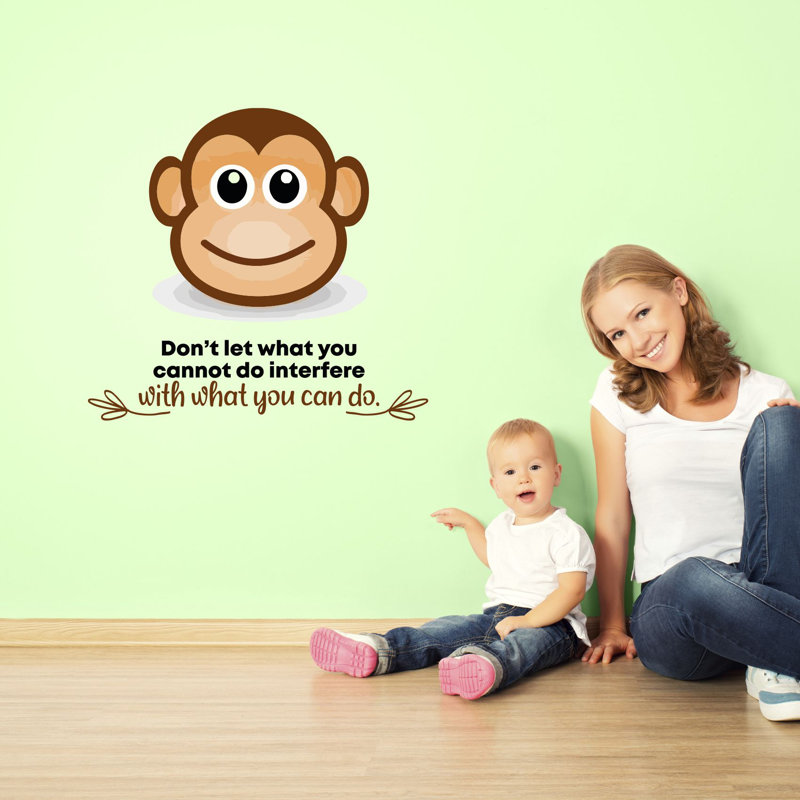 Text & Numbers Wall Decal, 20" H x 20" W