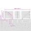 50 cm H x 1000 cm W Fencing Kits Fencing