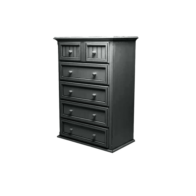 Commode 6 tiroirs Coastal, Gris